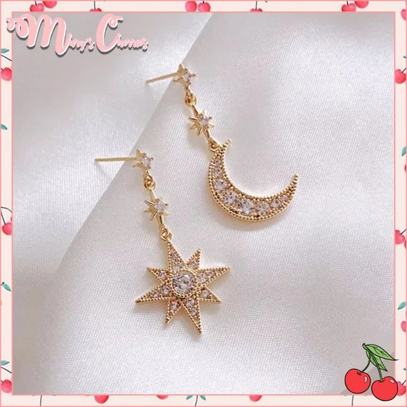Mary's Cherries Boutique Jewelry - 🍒 Celestial Drop Earrings
